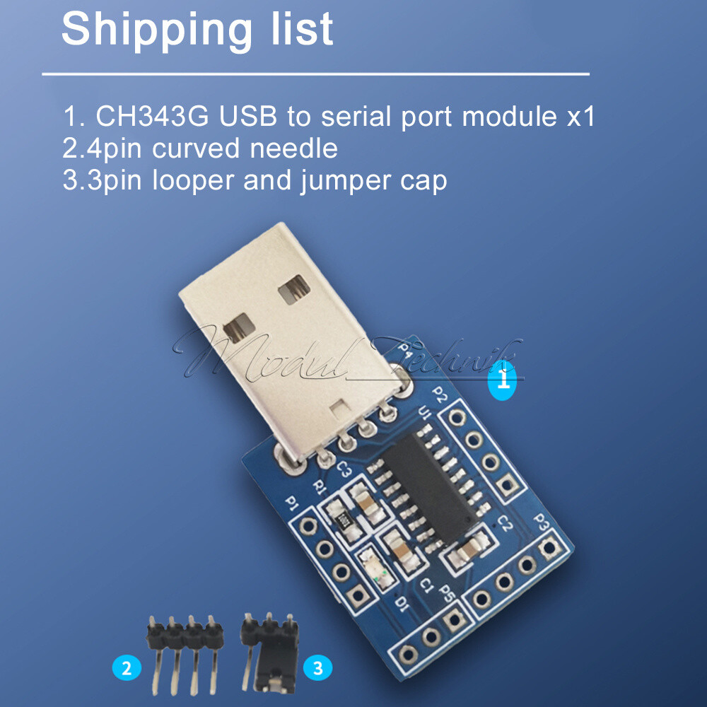 CH343G USB to Serial Port Module USB to TTL Converter Compatible With USBV2.0
