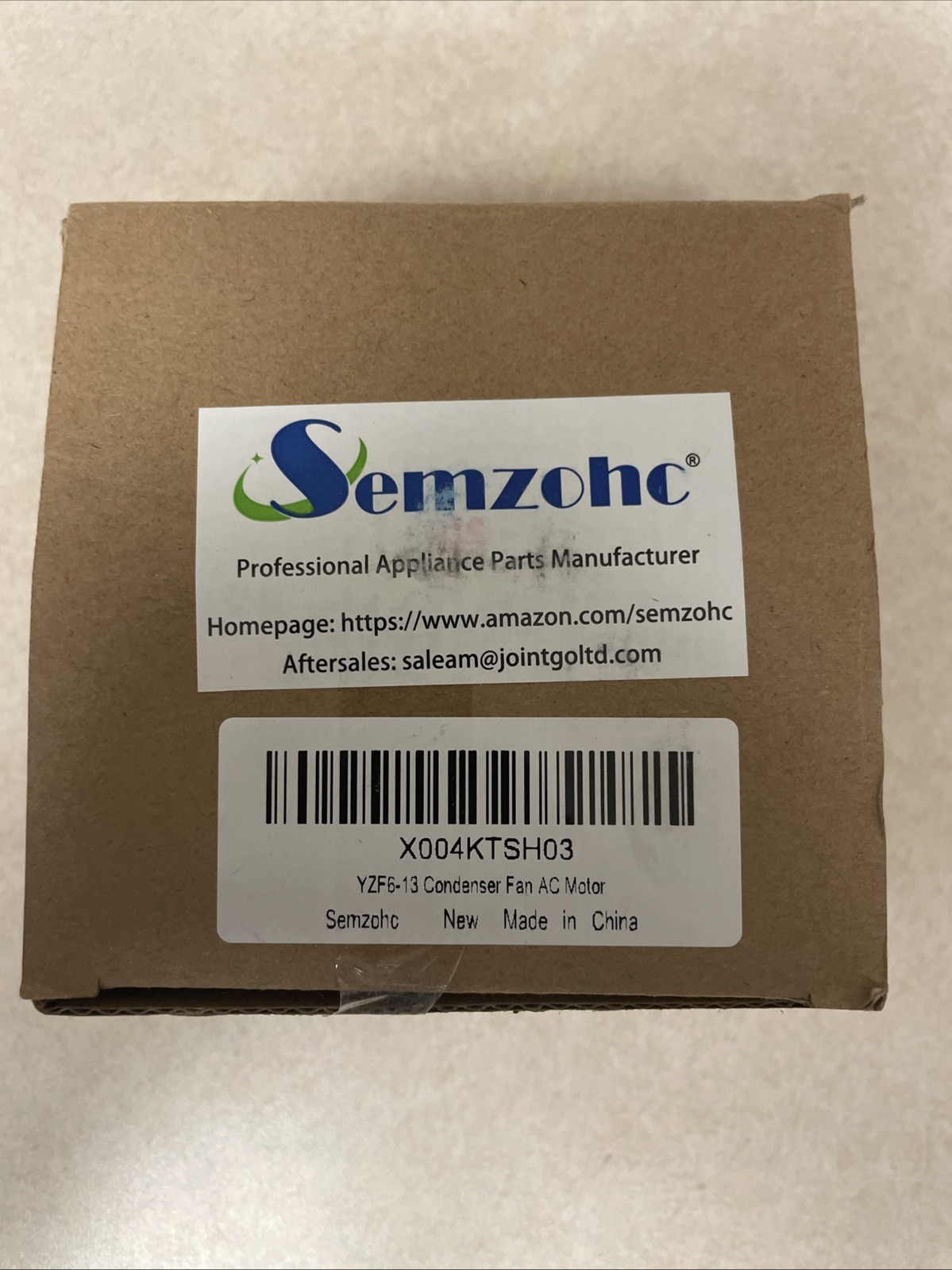 YZF6-13 Condenser Fan AC Motor 1550 RPM 120V 60HZ 33W 0.55A, 1759-686 Evaporator