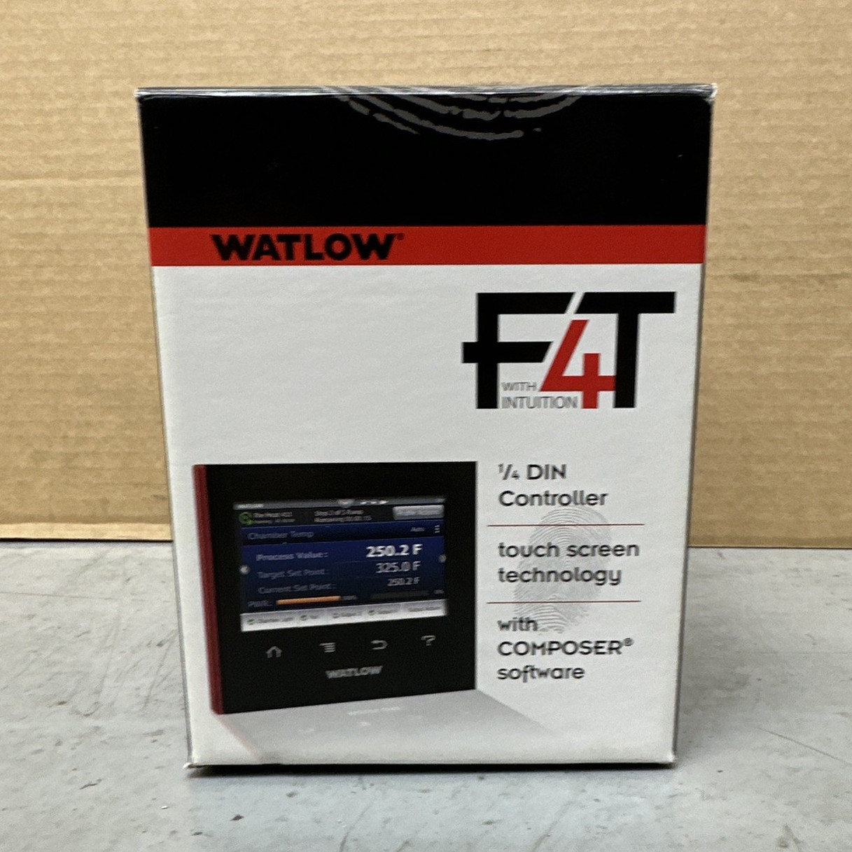 Watlow F4T 1/4 DIN Controller 4.3in Touchscreen Color Display F4T1A1AAA1A5AAAA