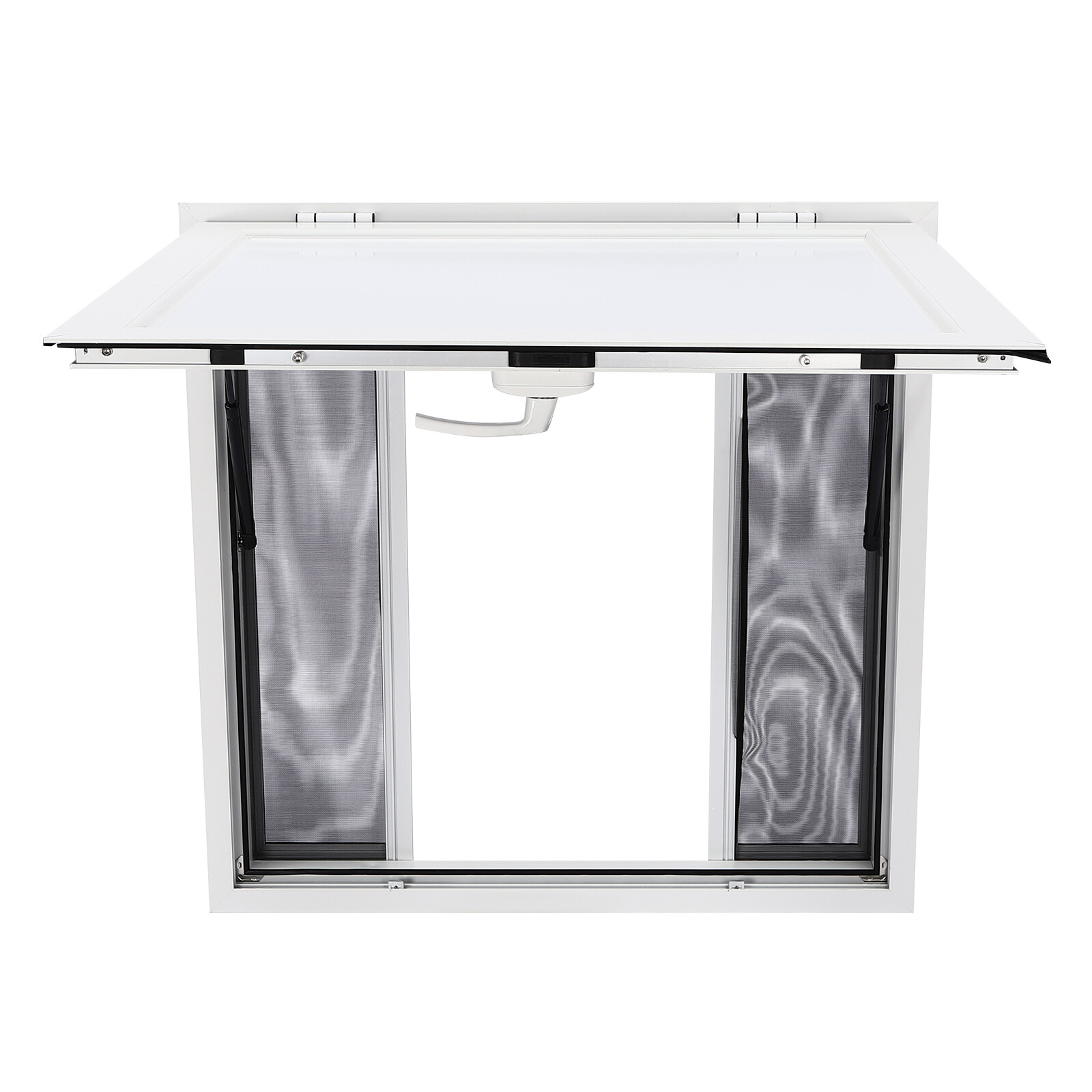 36″L x 36″W Concession Stand Serving Window Food Truck Service Awning w/ Hooks