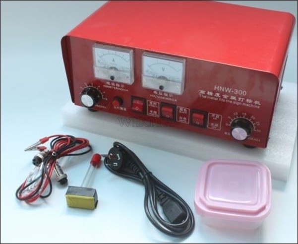 Electrochemical Etching Machine Electro-Corrosion Marking Machine 300W 0.6-10 ni