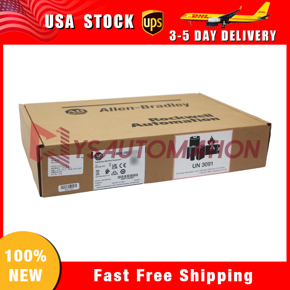 New Factory Sealed Allen-Bradley 2711R-T7T PANELVIEW 800 7-INCH HMI TERMINAL