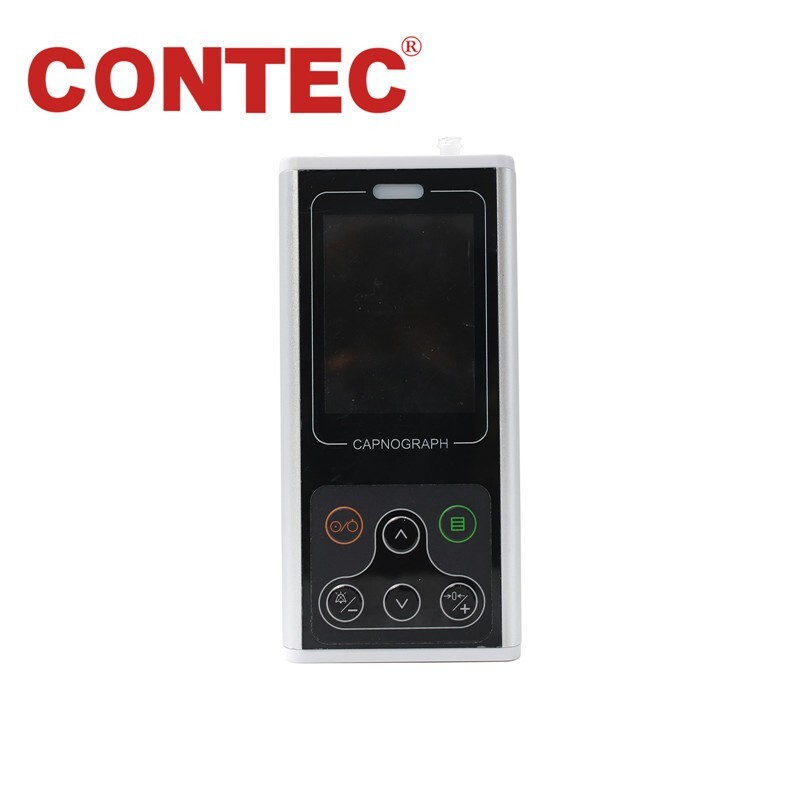 CONTEC CA10S Portable Sidestream Capnograph ETCO2 Spo2 Resp PR with Alarm VET