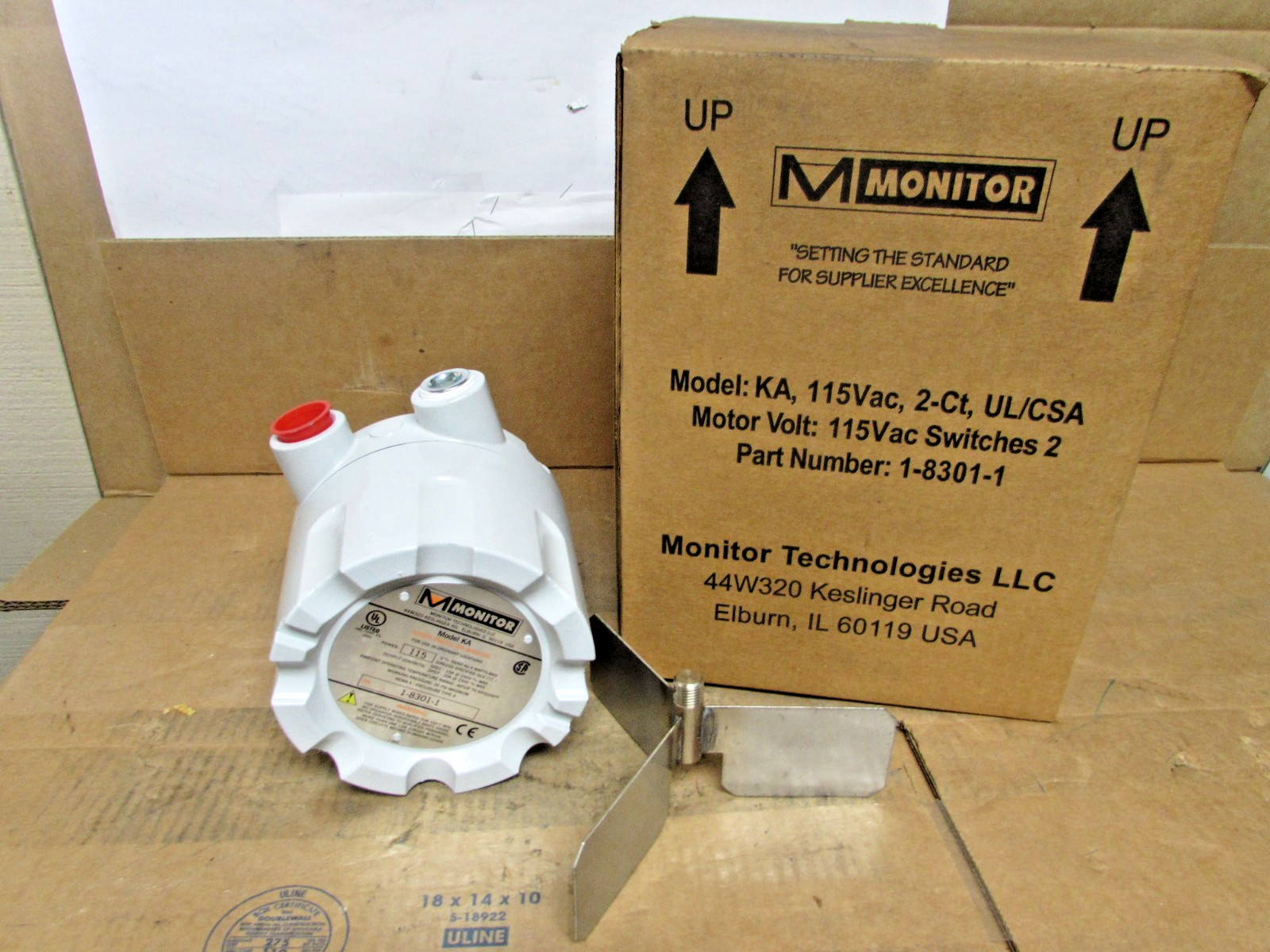 MONITOR 1-8301-1 MODEL KA 115V 4WATT MAX NEMA4 ( NEW IN BOX ) ***MAKE OFFER***
