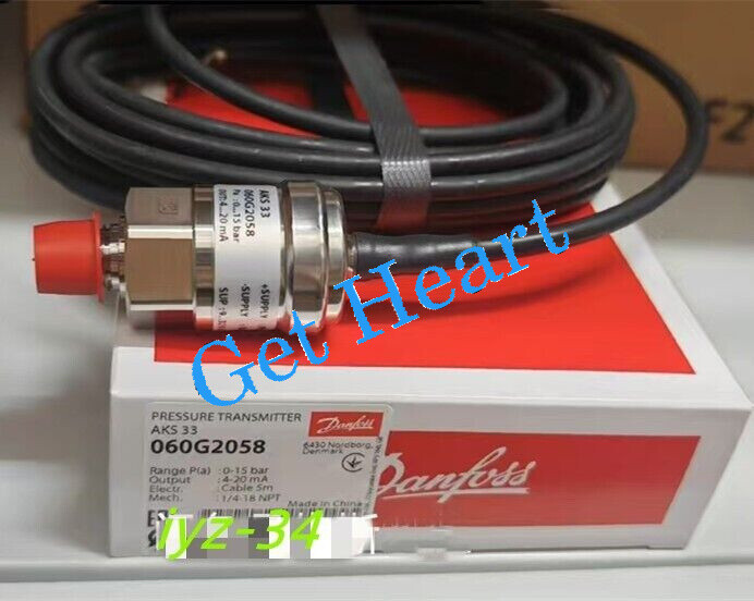 1PC Danfoss AKS33 060G2058 pressure transmitter FedEx or DHL or UPS