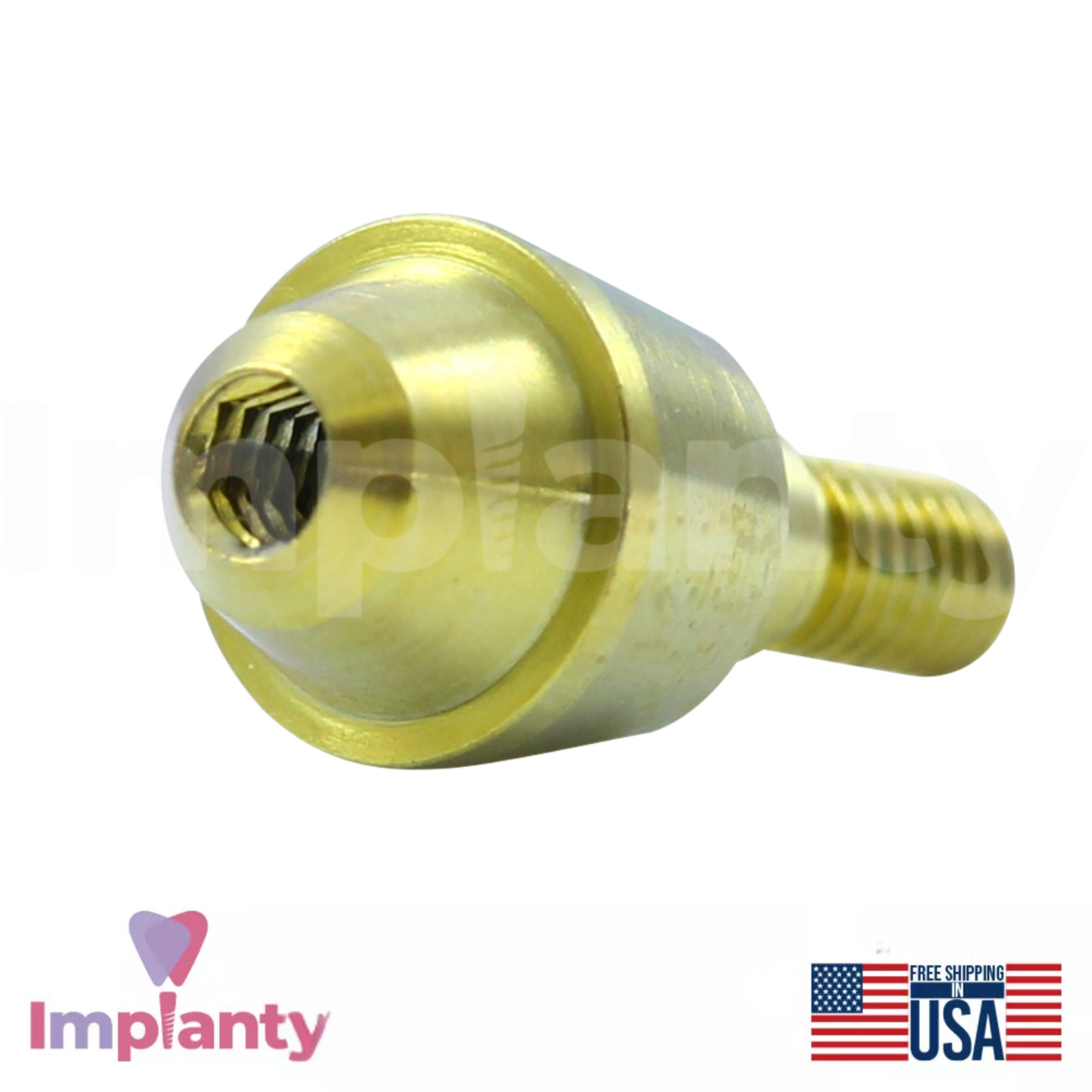 GDT Straight Multi Unit 1.6 Dental Prosthetic Int Hex 2.42mm Connection