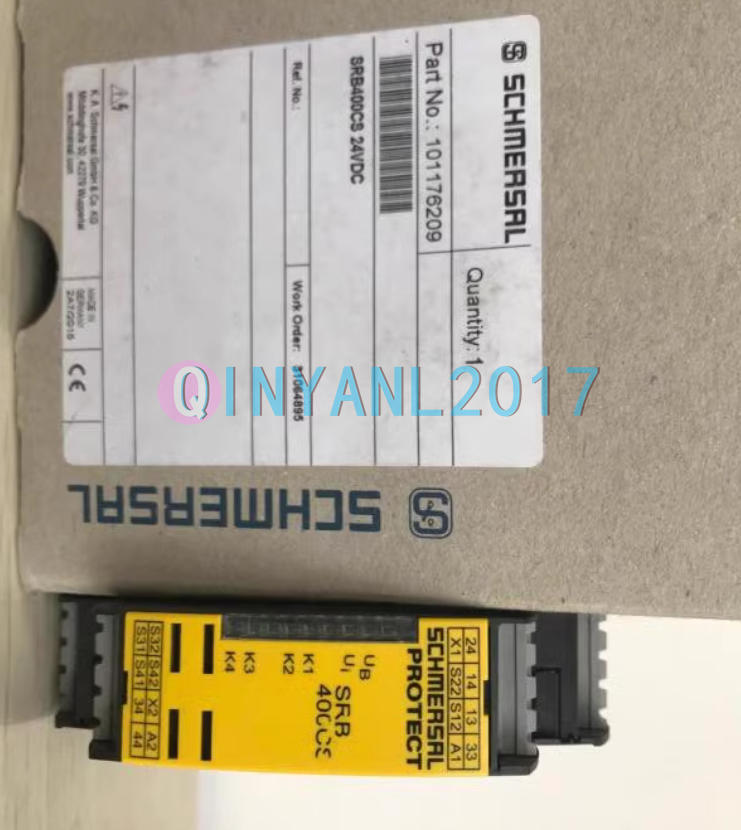 1PCS New SCHMERSAL SRB400CS-24VDC safety relay 101176209