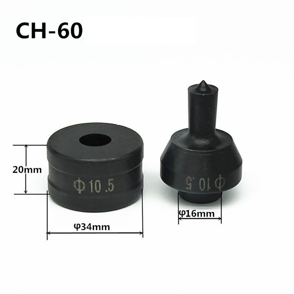 Hydraulic Punching Mould CH-70/CH-60 Hydraulic Manual Punching Dies, Size:4-25mm