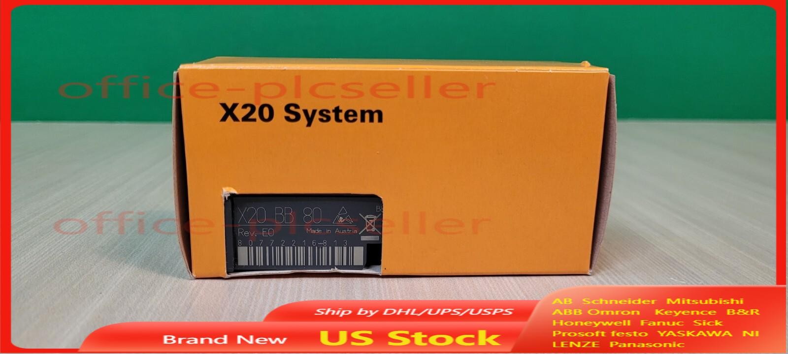 US Free TAX B&R X20BB80 X20 BB 80 Module New In Box Fast Free USA Shipping