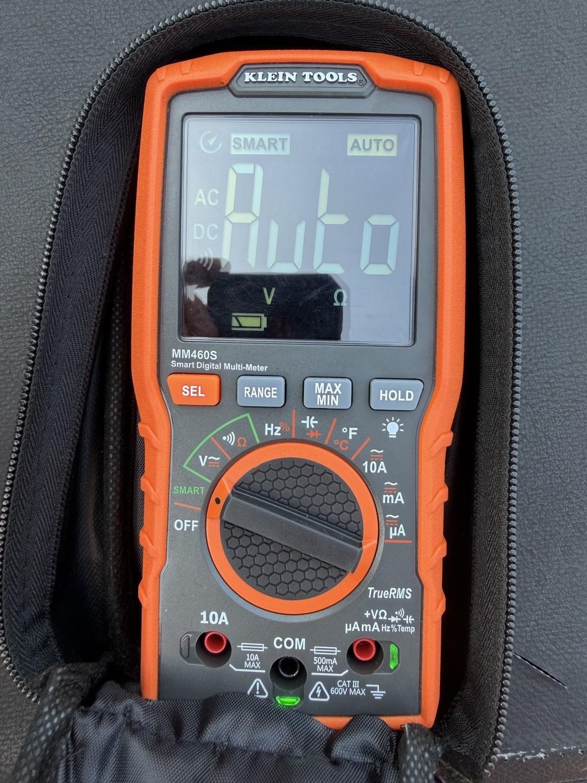 Klein Tools MM460S Smart Digital Multimeter, 600V AC/DC Auto-Ranging
