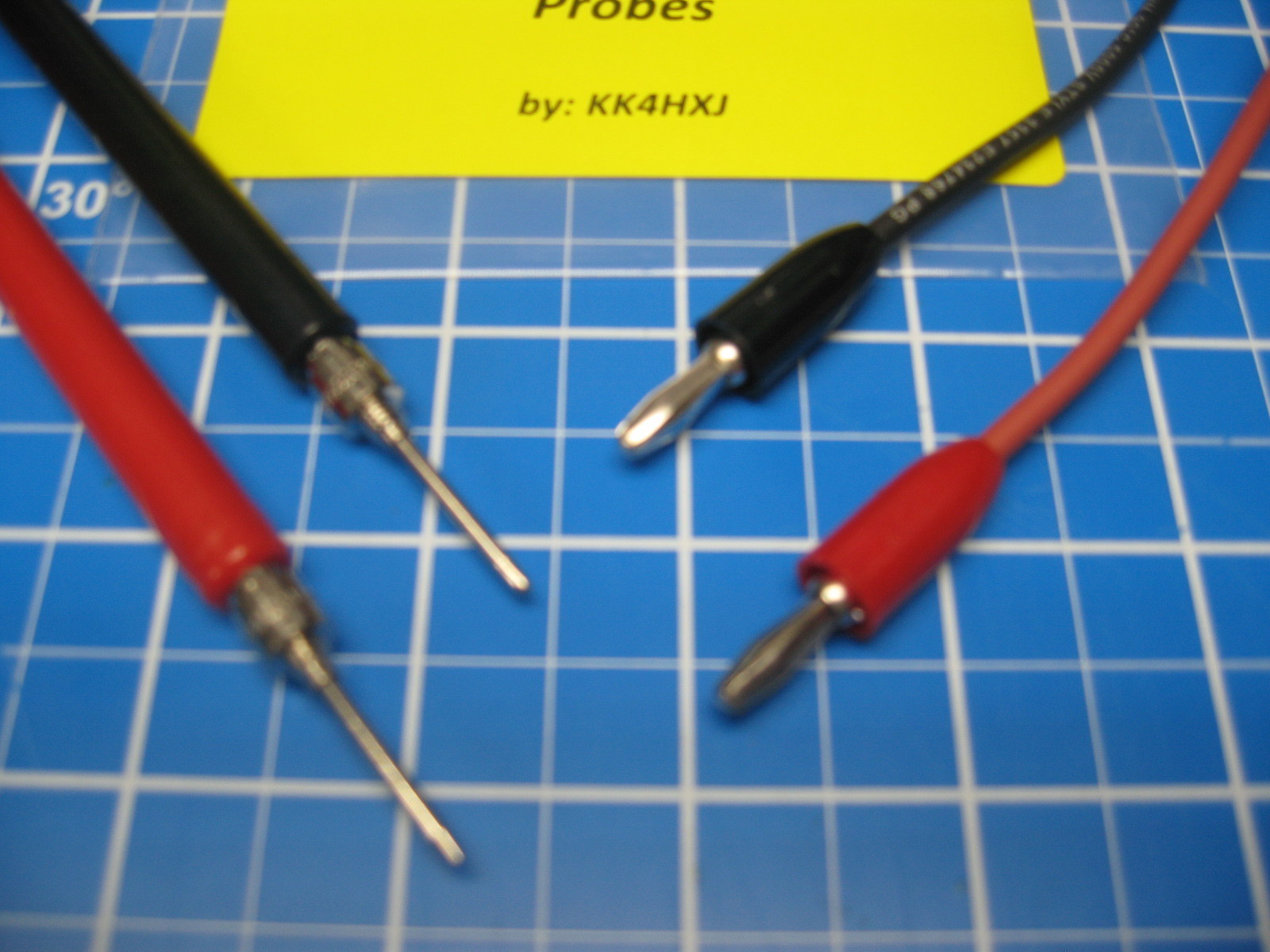 Custom VOM/DVM Test Probe – Vintage Gear – Banana Plugs to Philmore 912J & 913J
