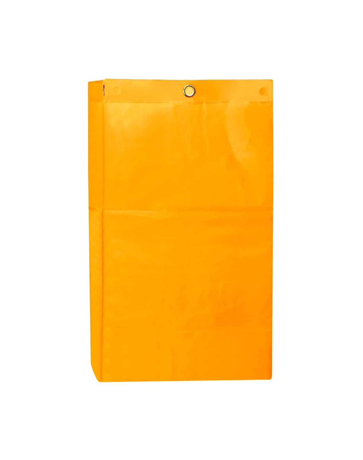 QWORK Janitorial Cart Bag, 24 Gallon Waterproof Large Capacity 2 pcs, Yellow