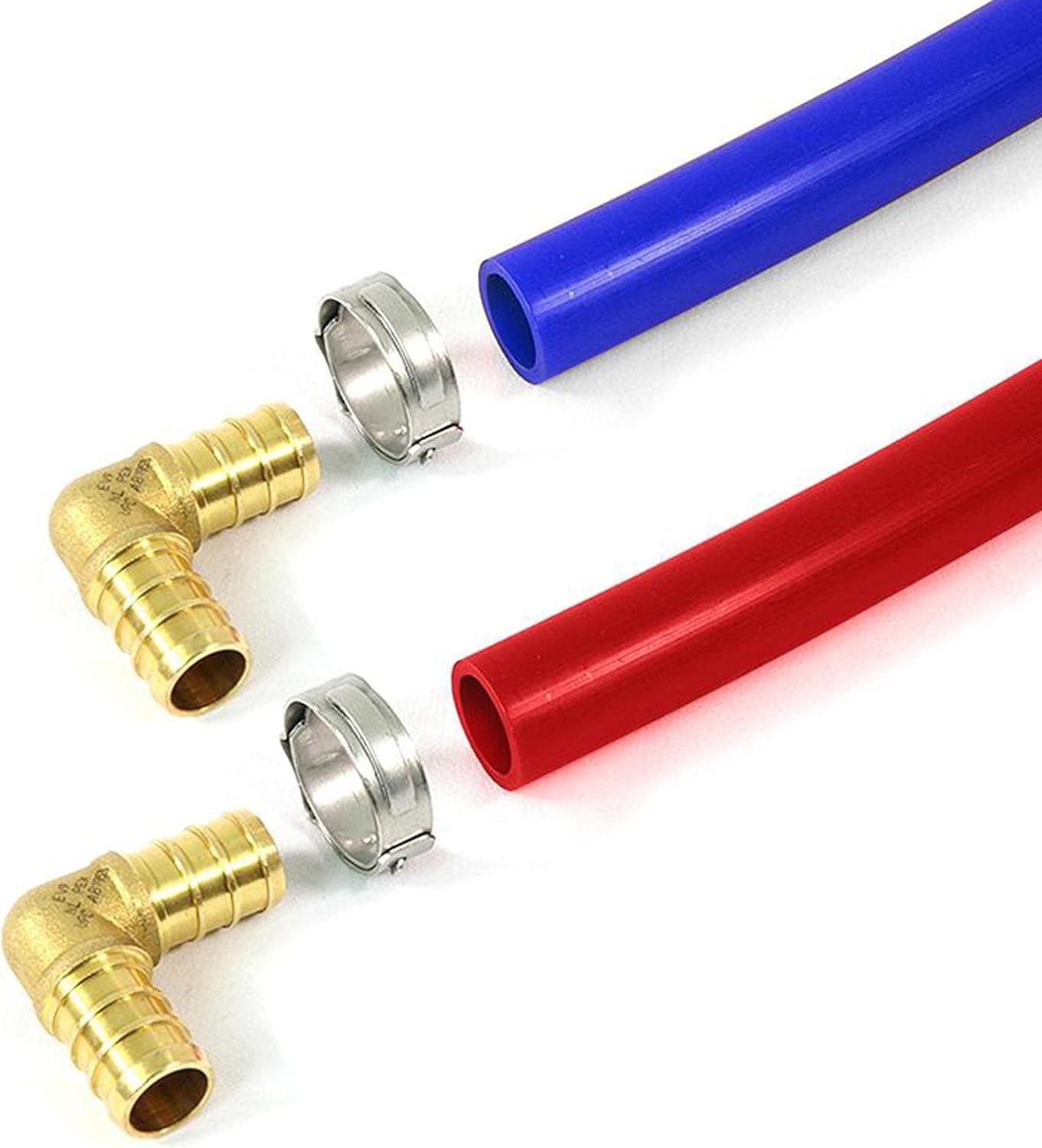 Bates- PEX Cinch Clamp Rings, 3/4″, «50 Pack, Stainless Steel, Pex Clamps
