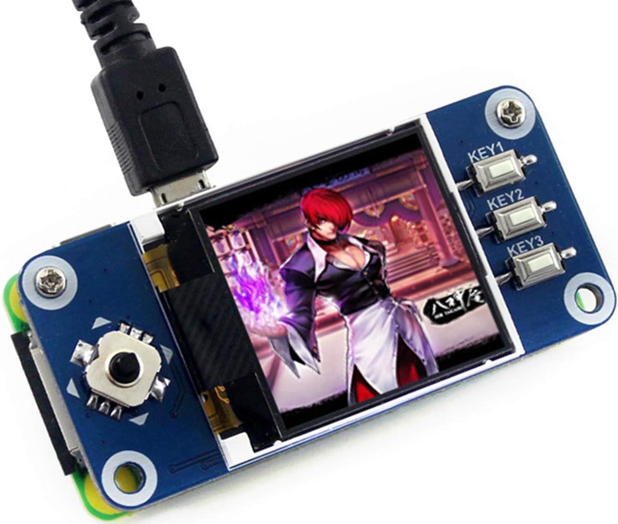 1.44-Inch High-Resolution LCD HAT for Raspberry Pi: LED Backlight and Controls