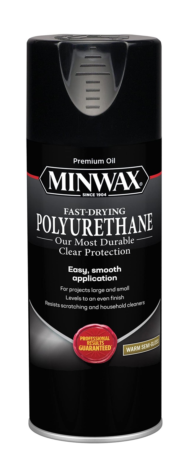 Minwax Fast Drying Polyurethane Spray, 11.5 oz (Pack of 1), Semi-Gloss