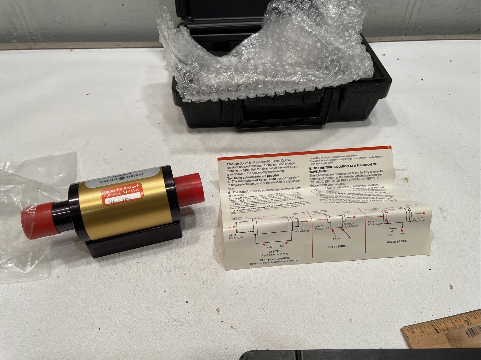 OFR General Electric Optical Isolator Model Number # IO-5-YAG