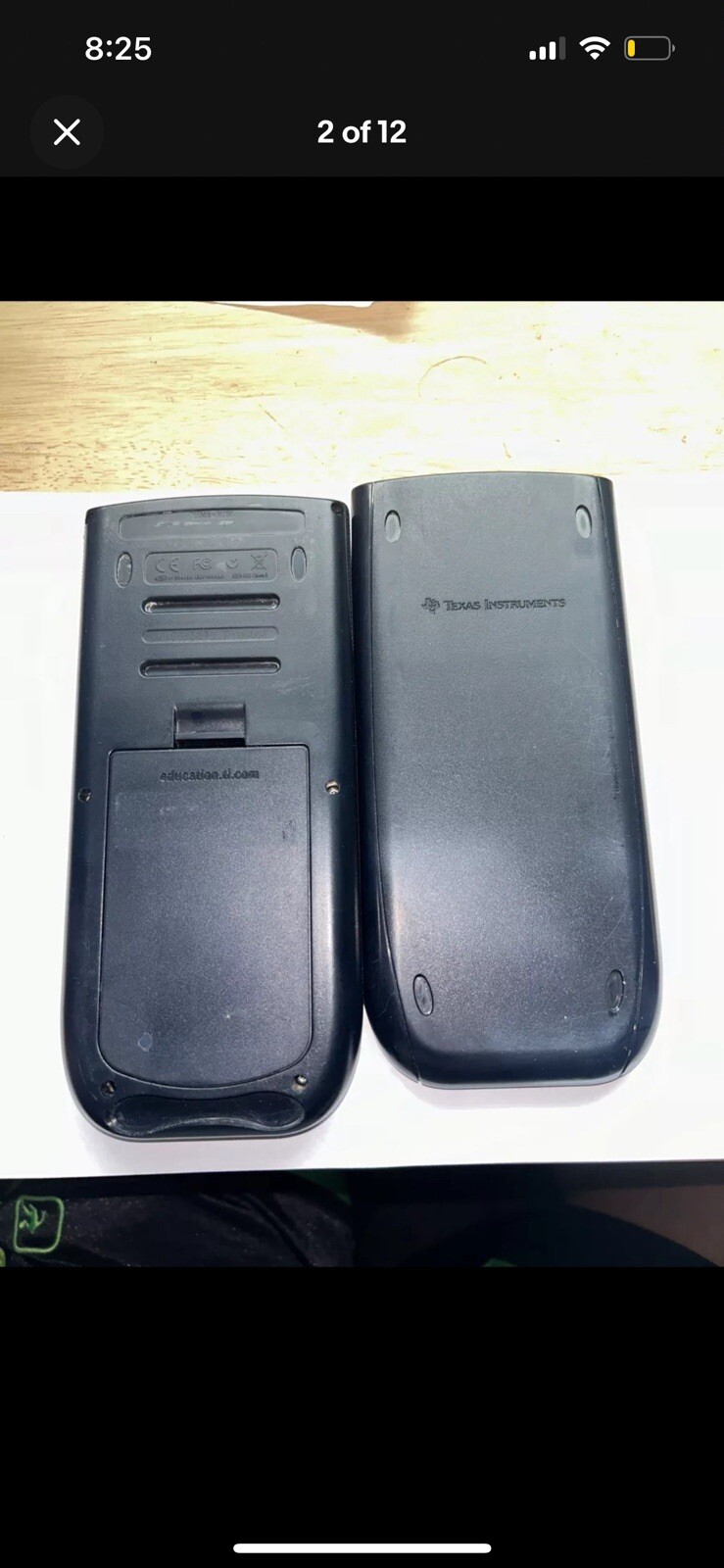 Texas Instruments TI-84 Plus C Ti 89 Graphing Calculator Cover ONLY Tested Black