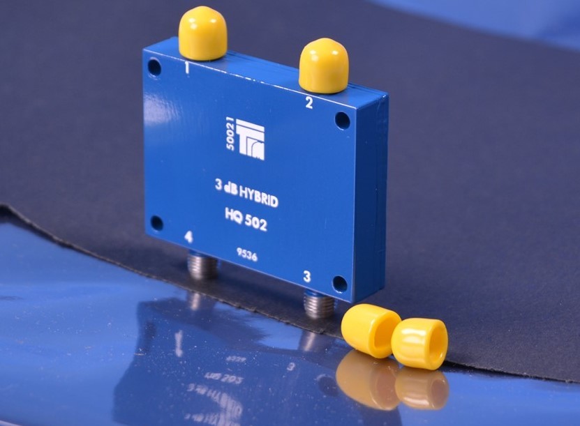 TRM Microwave HQ502 Quad Hybrid Coupler 0.225-0.400 GHz 3dB 50W @ 1.2:1 VSWR