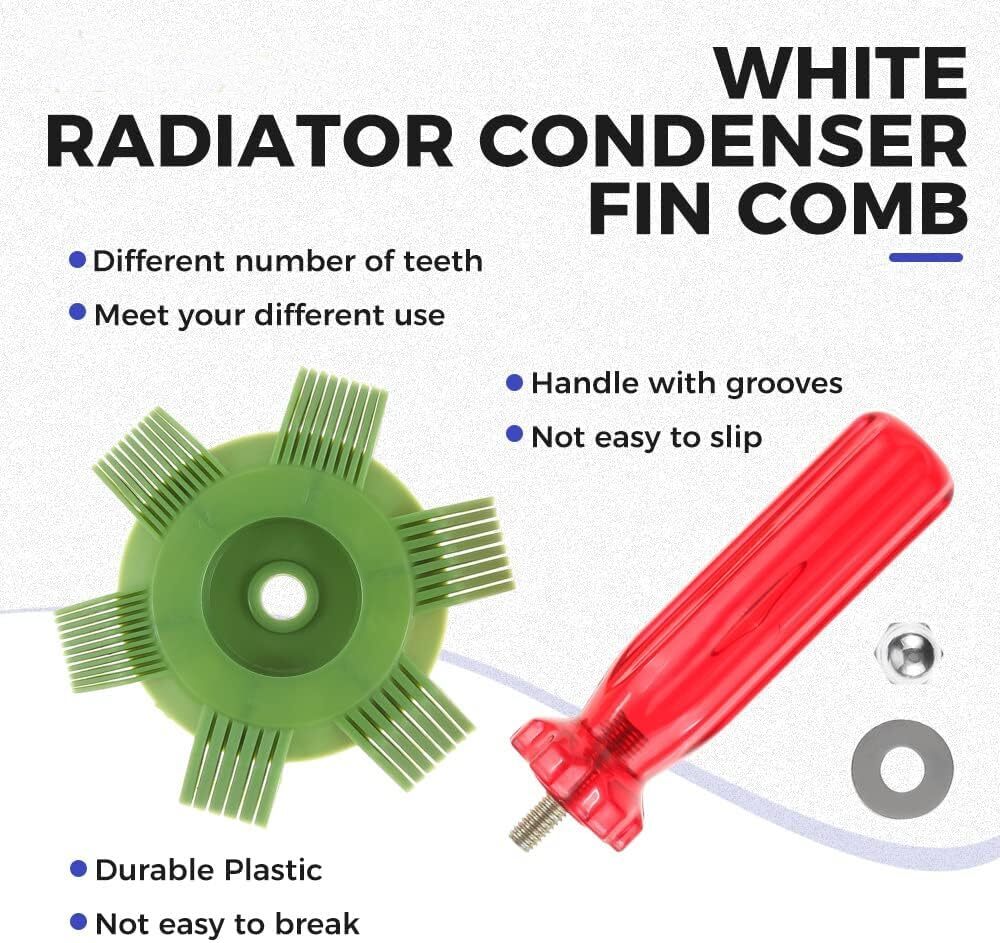 6PCs Repair Clean Tool Set Air Conditioner Fin Cleaner Set Fin Comb Condenser
