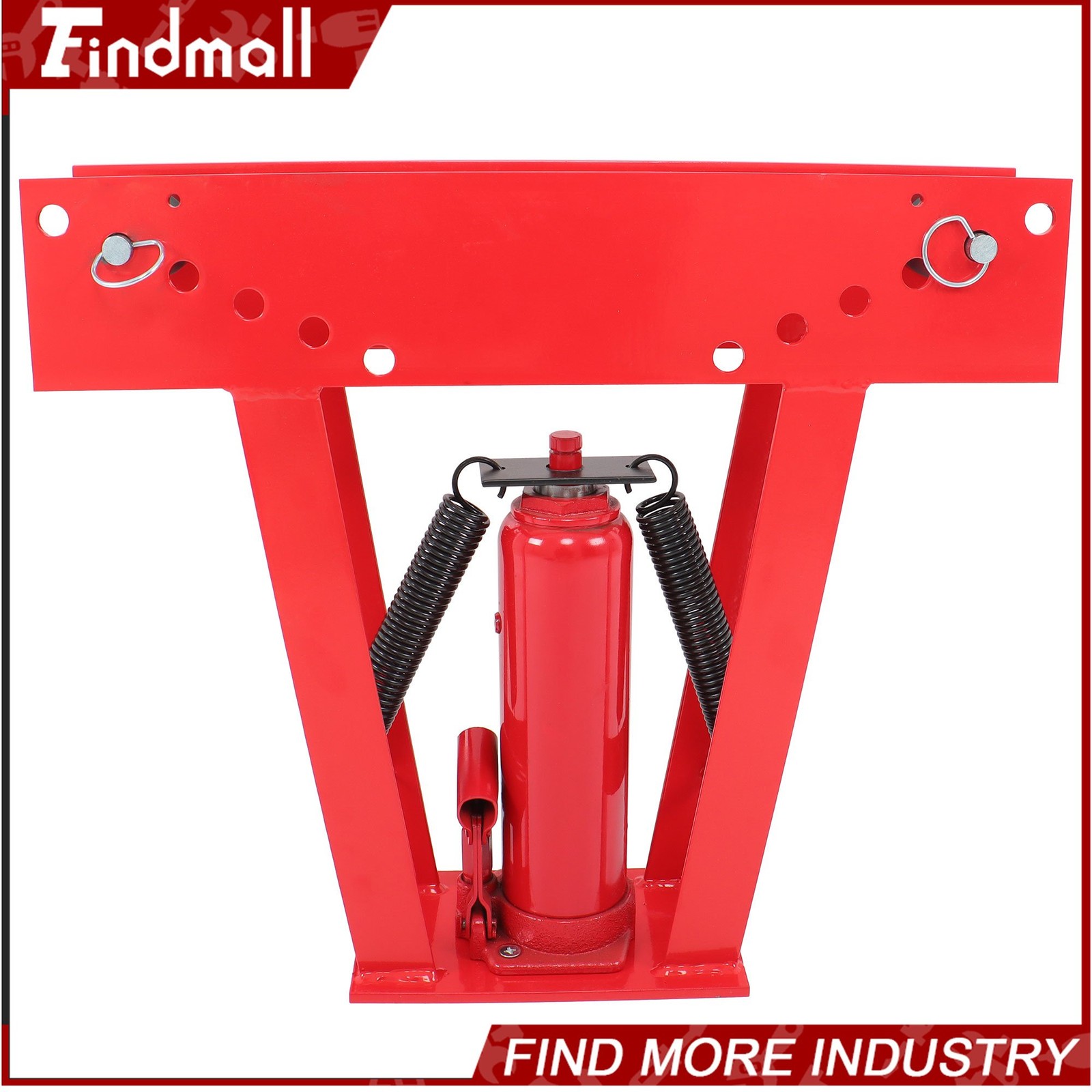 Findmall W/ 6 Dies Copper Exhaust Pipe Bender Manual Hydraulic Tubing Bender 12T
