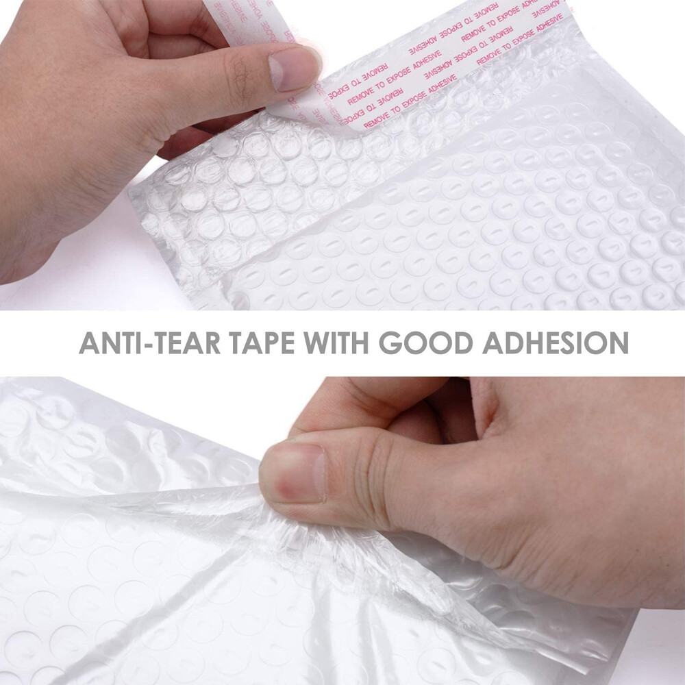 10/25/50pcs Poly Bubble Bags Mailers Envelopes Padded Packing Self Seal Shipping