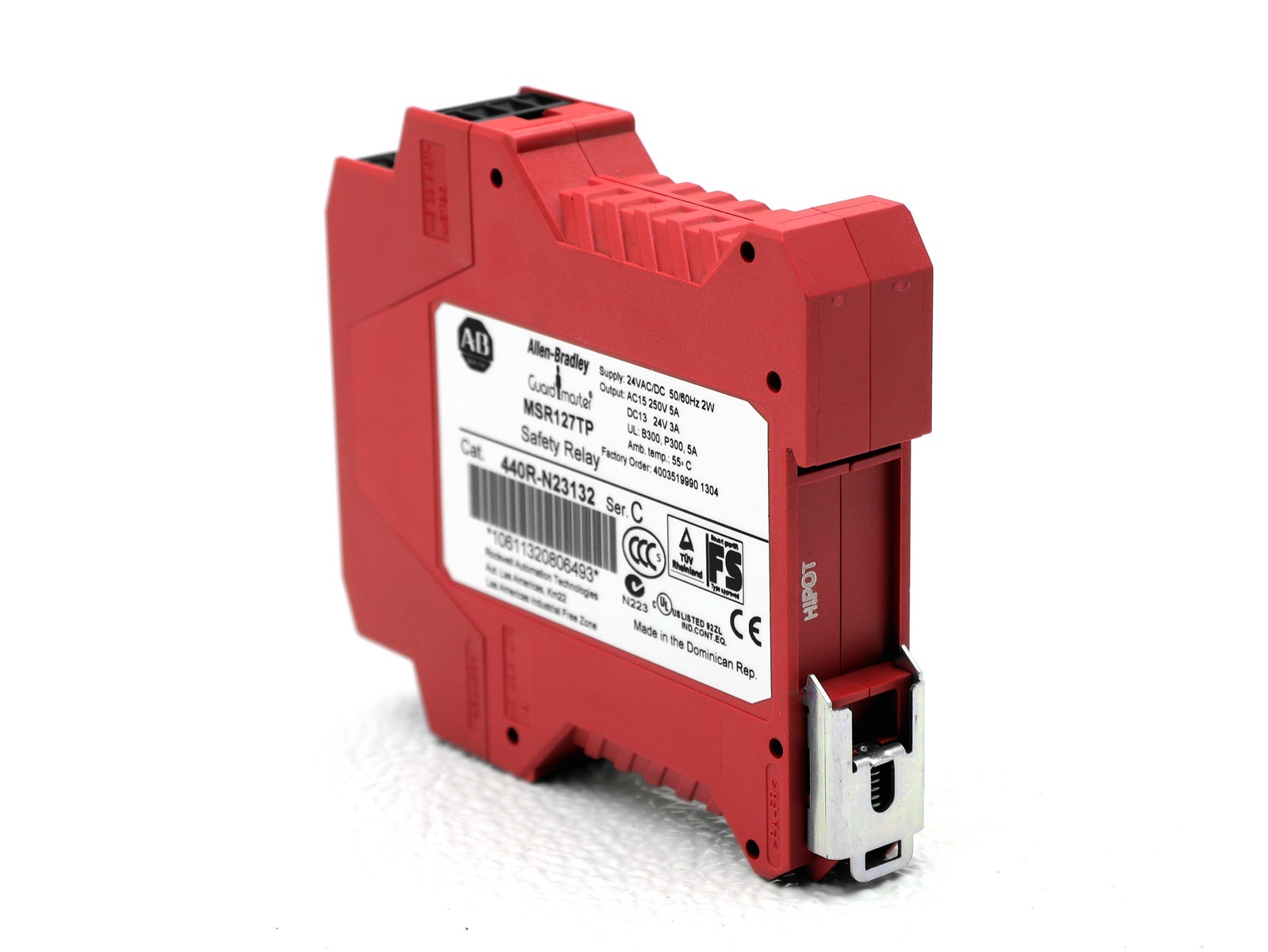 ALLEN BRADLEY GUARDMASTER SAFETY RELAY 440R-N23132/C