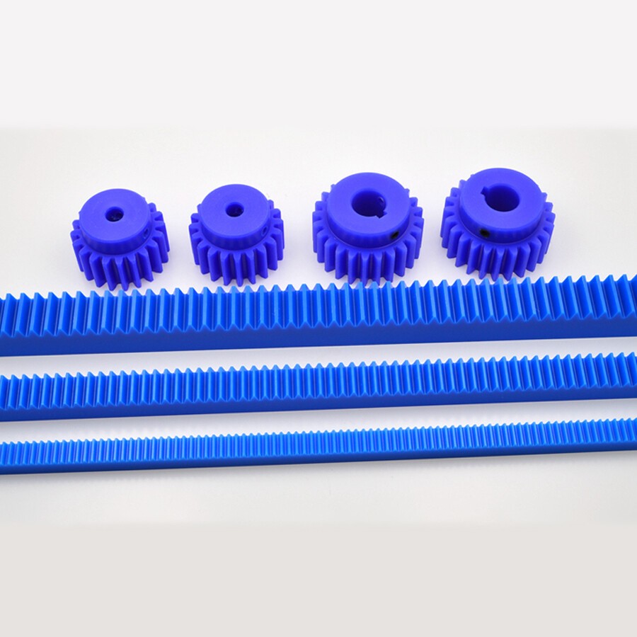 1/1.5/2/2.5/3/4 Modul Nylon Spur Gear Racks For CNC Linear Motion Long 300/500mm