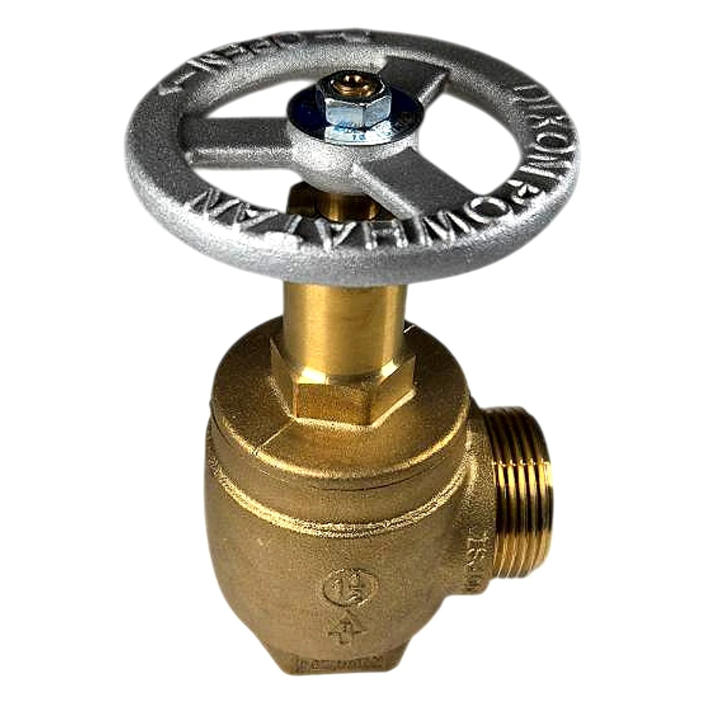 Dixon AV150-I 1-1/2 in FNPT x 1-1/2 in MNS Brass Angle Hose Valve