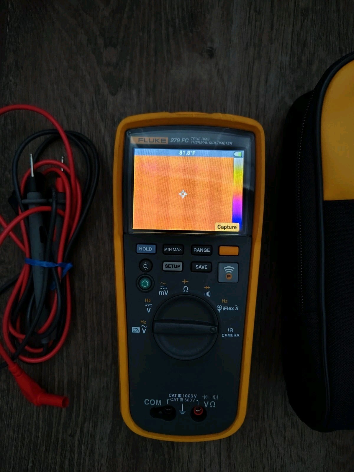 Fluke 279 FC Wireless TRMS Thermal Multimeter Lightly Used W Leads + Case