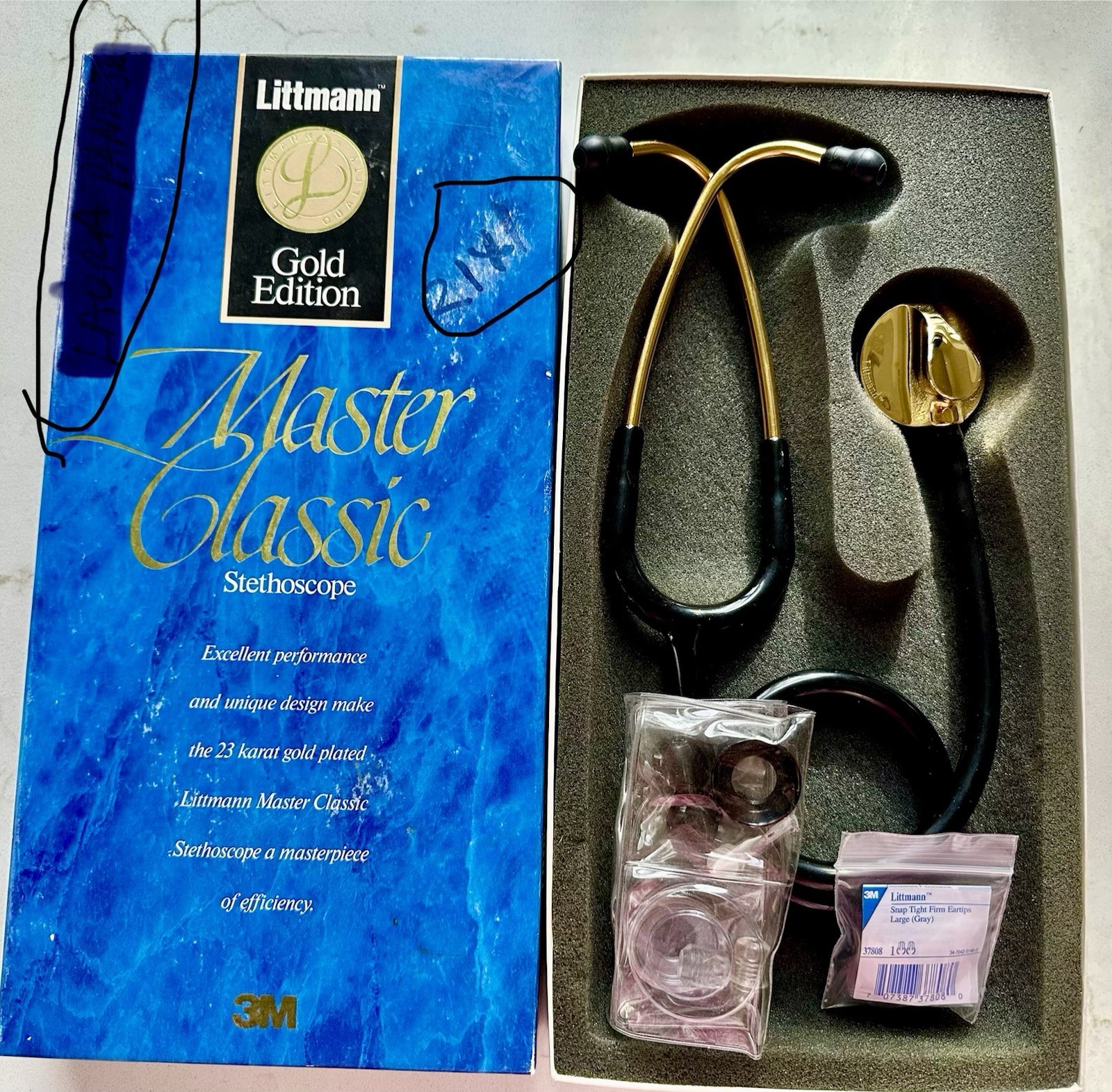 3M Littmann Master Classic II Stethoscope 2142 – 23KGold Plated