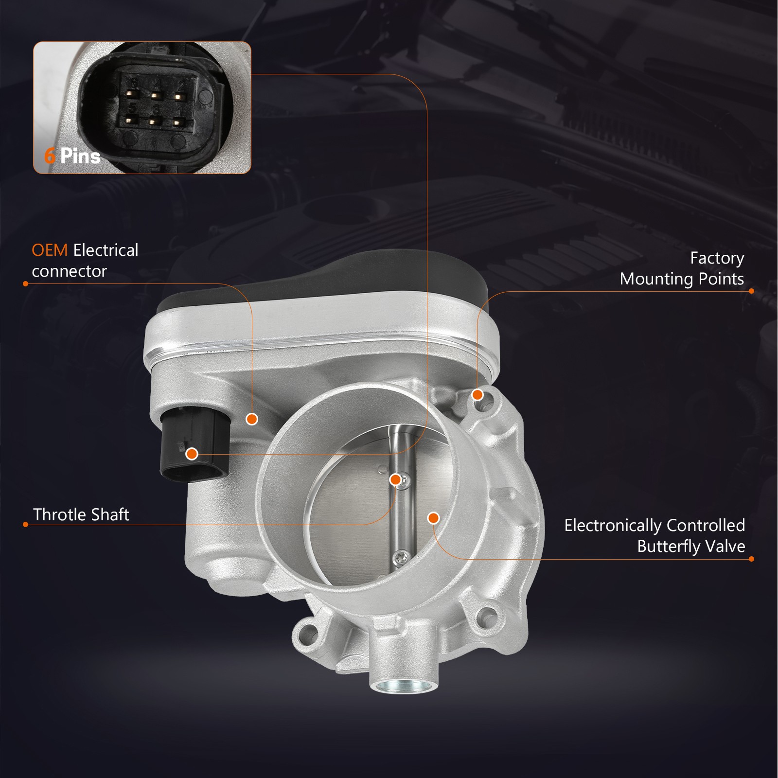 Throttle Body for Dodge Grand Caravan Avenger Journey Chrysler 2005-2011 S20120