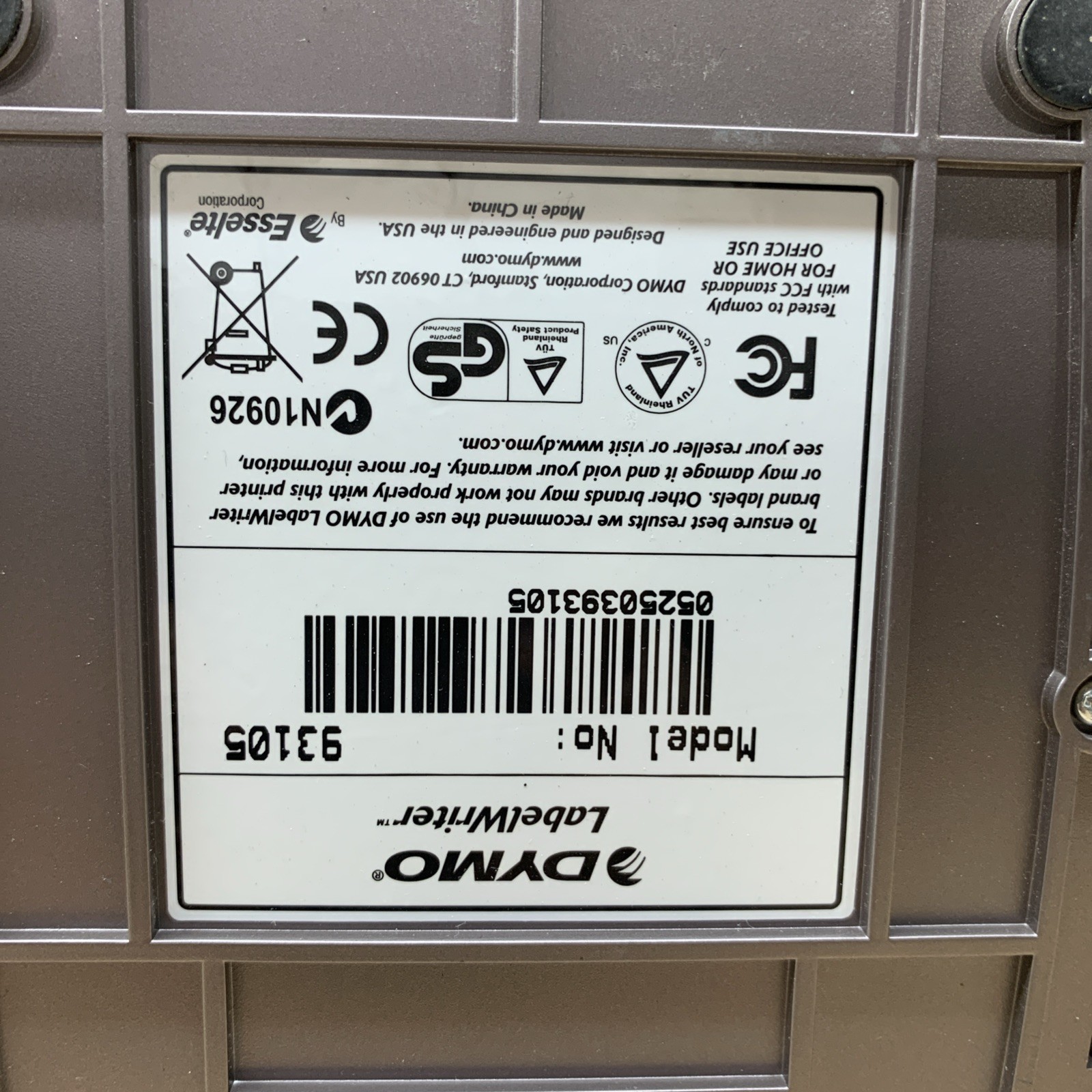 Dymo LabelWriter Duo Thermal Label Printer 93105 – TESTED WORKING