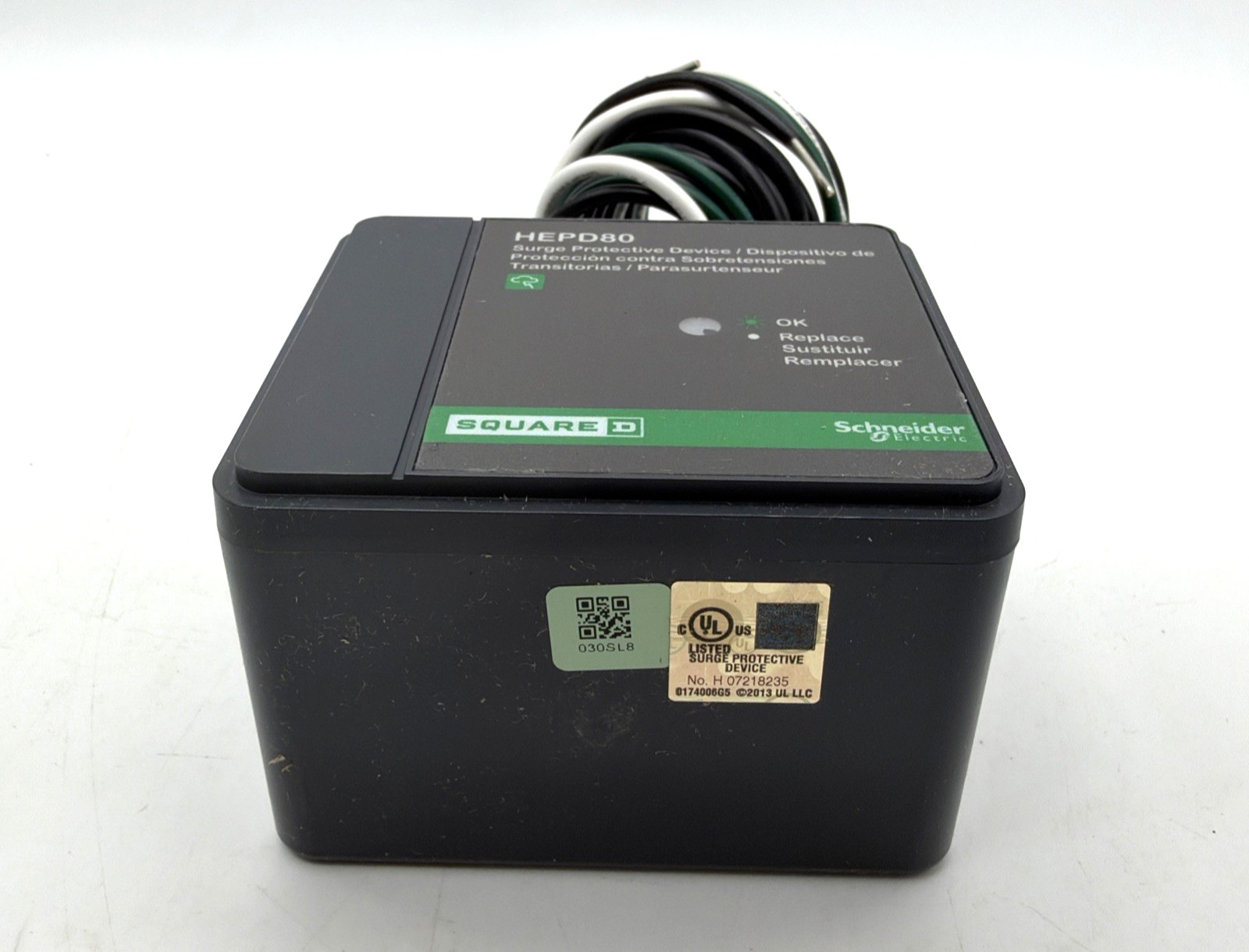 Square D HEPD80 80kA Whole Home Surge Protective Device SPD Type 1 120/240V NEW