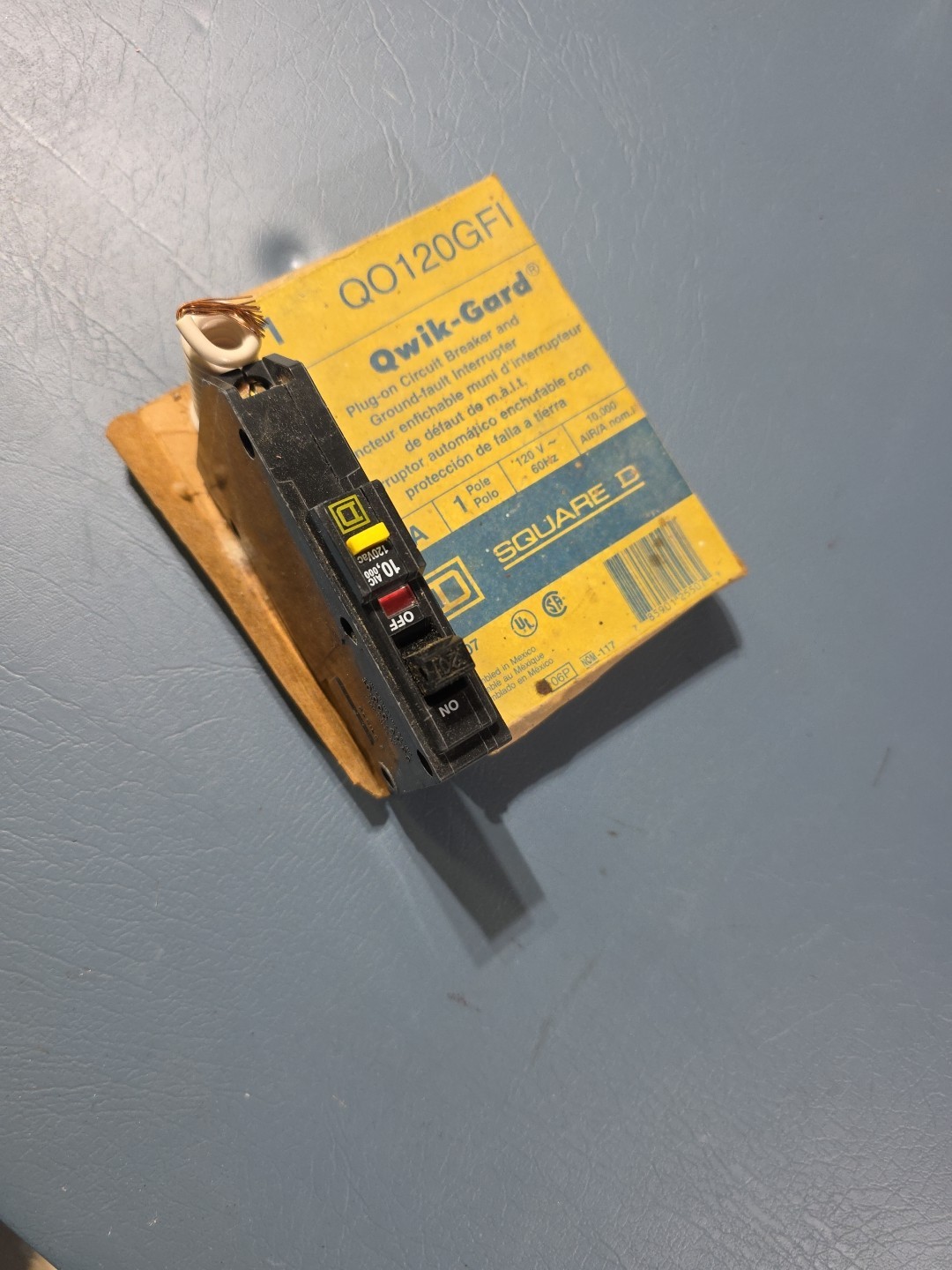 Square D QO120GFI 1 POLE 20 AMP GFCI NEW