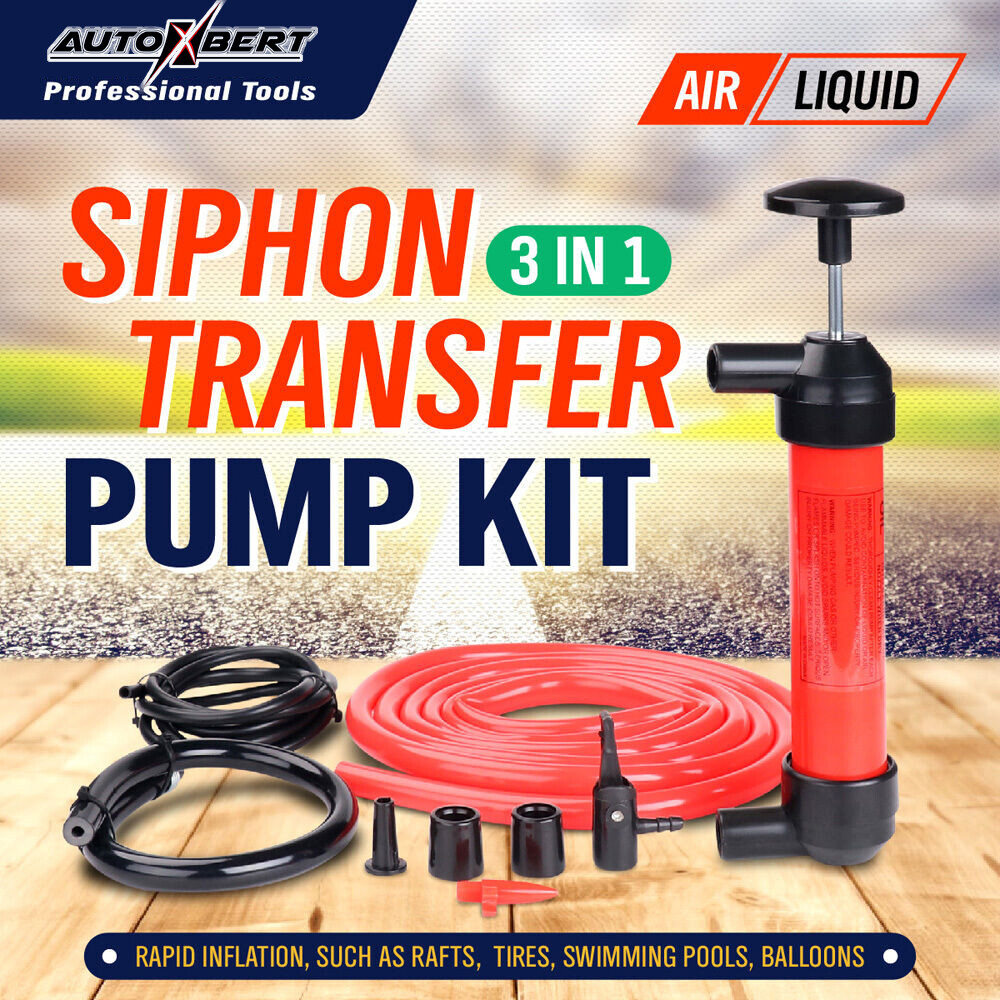 Fluid Extractor Pump Hand Manual Suction Car Oil Fuel Transmission Transfer-Tool