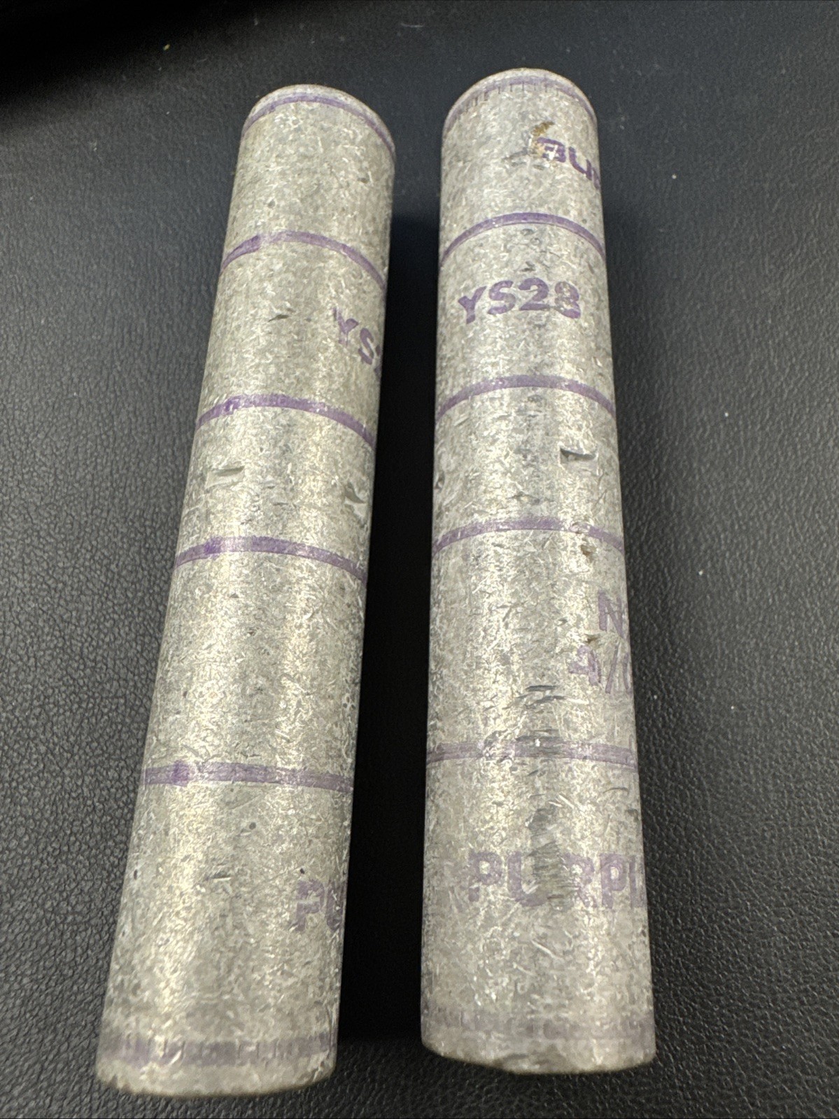 Burndy YS28 Compression Hylink N200 4/0 STR Purple Die 15 YS28T – 2 Pcs NO PKG
