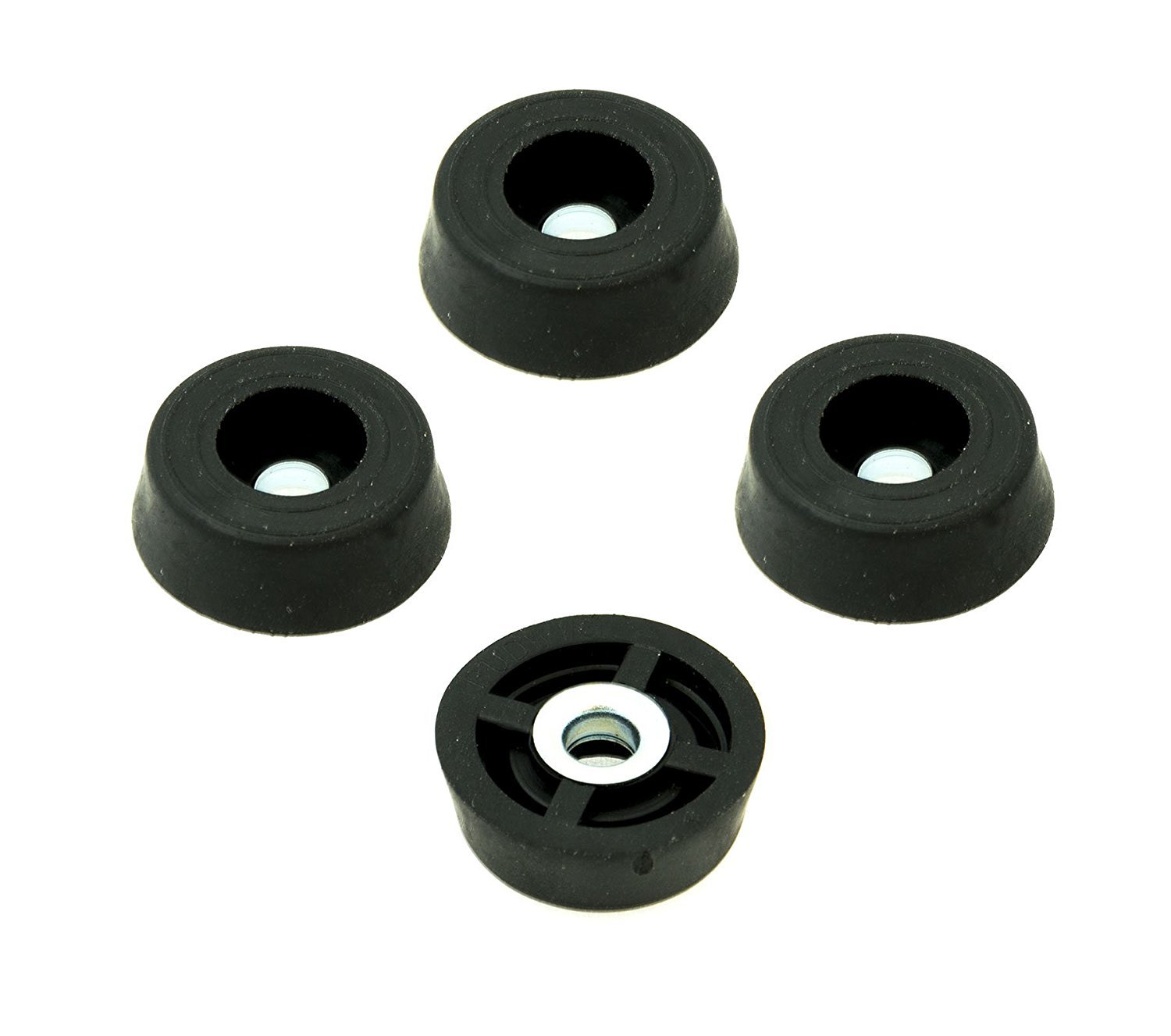 50 SMALL ROUND RUBBER FEET .671 W x .250 H – CUTTING BOARDS HOBBY – US MADE