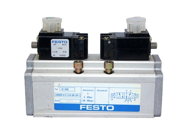 FESTO JMDH-5/2-3/4-D-4-24DC Air solenoid valve 12458