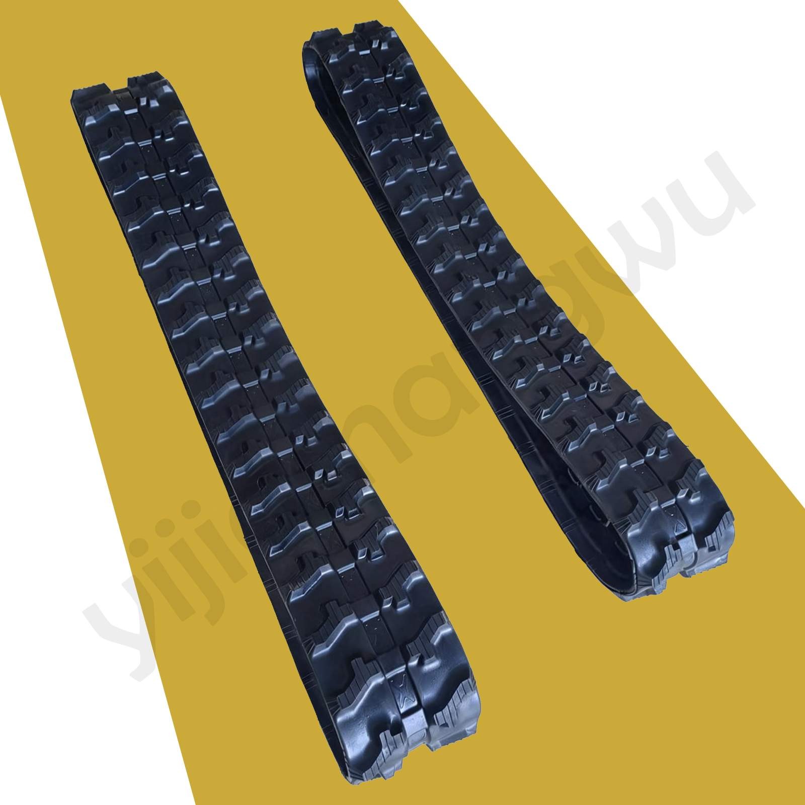 180*72*37 Size Two Pcs Rubber Track for Mini Mini Excavator