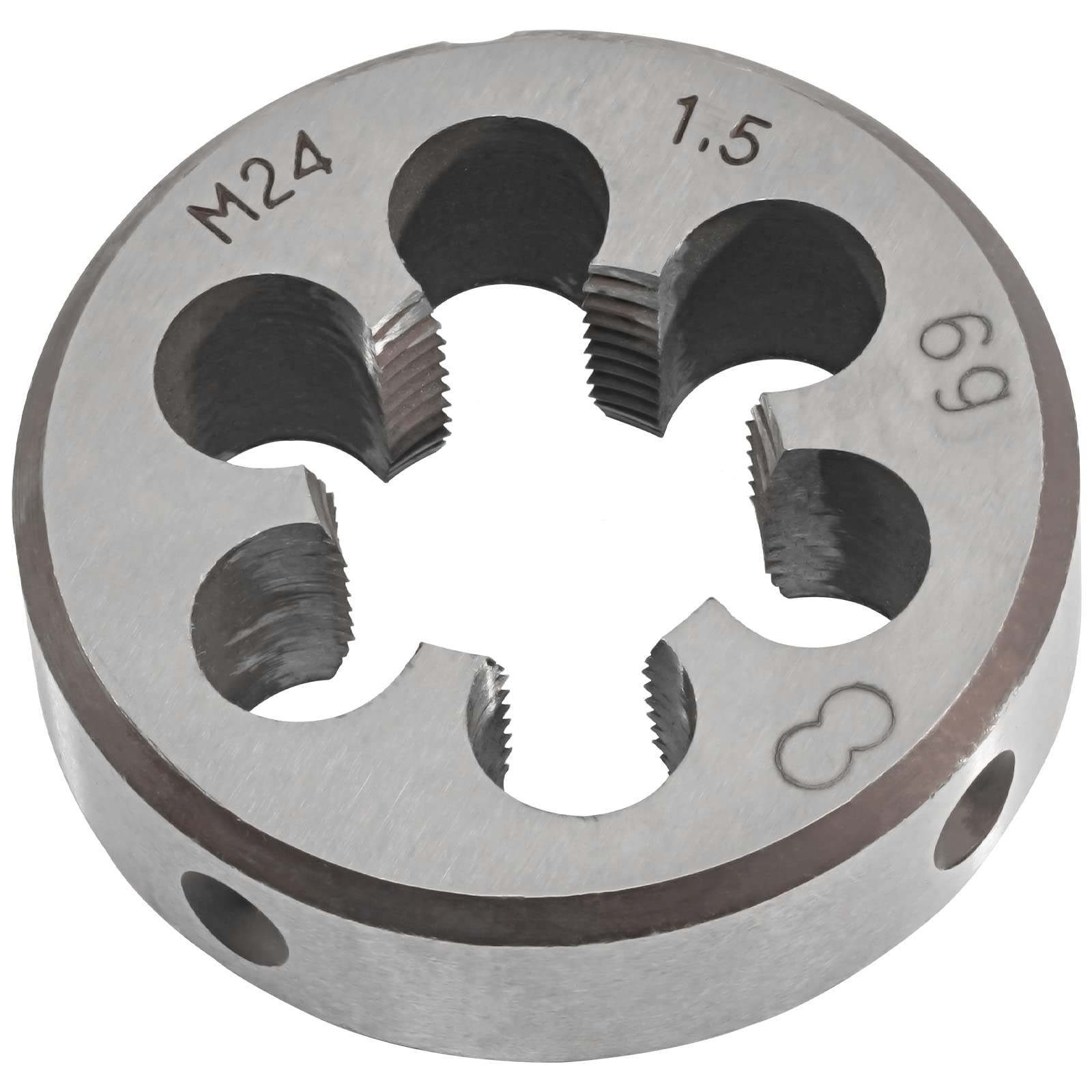 Aceteel M24 x 1.5 Metric Round Die, Machine Thread Die x 1.5mm, Sliver