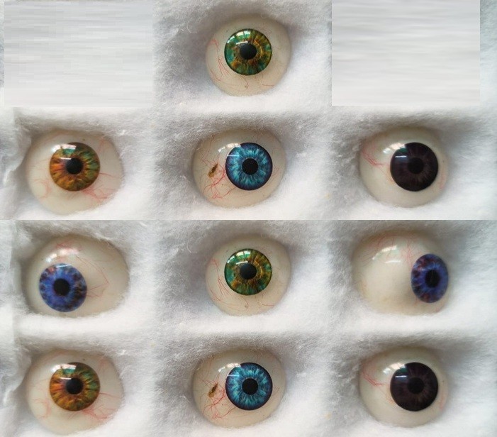 Artificial Eyes Realistic & Natural Prosthetic Eyes Set Of 10Pcs Mix Colours