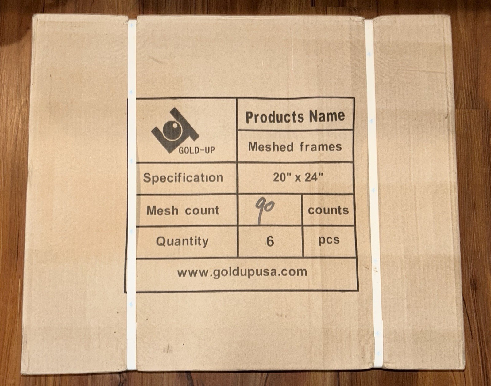90 Mesh 20″ x 24″ Silk Screen Printing Frames Aluminum 6 Pack Art Supplies