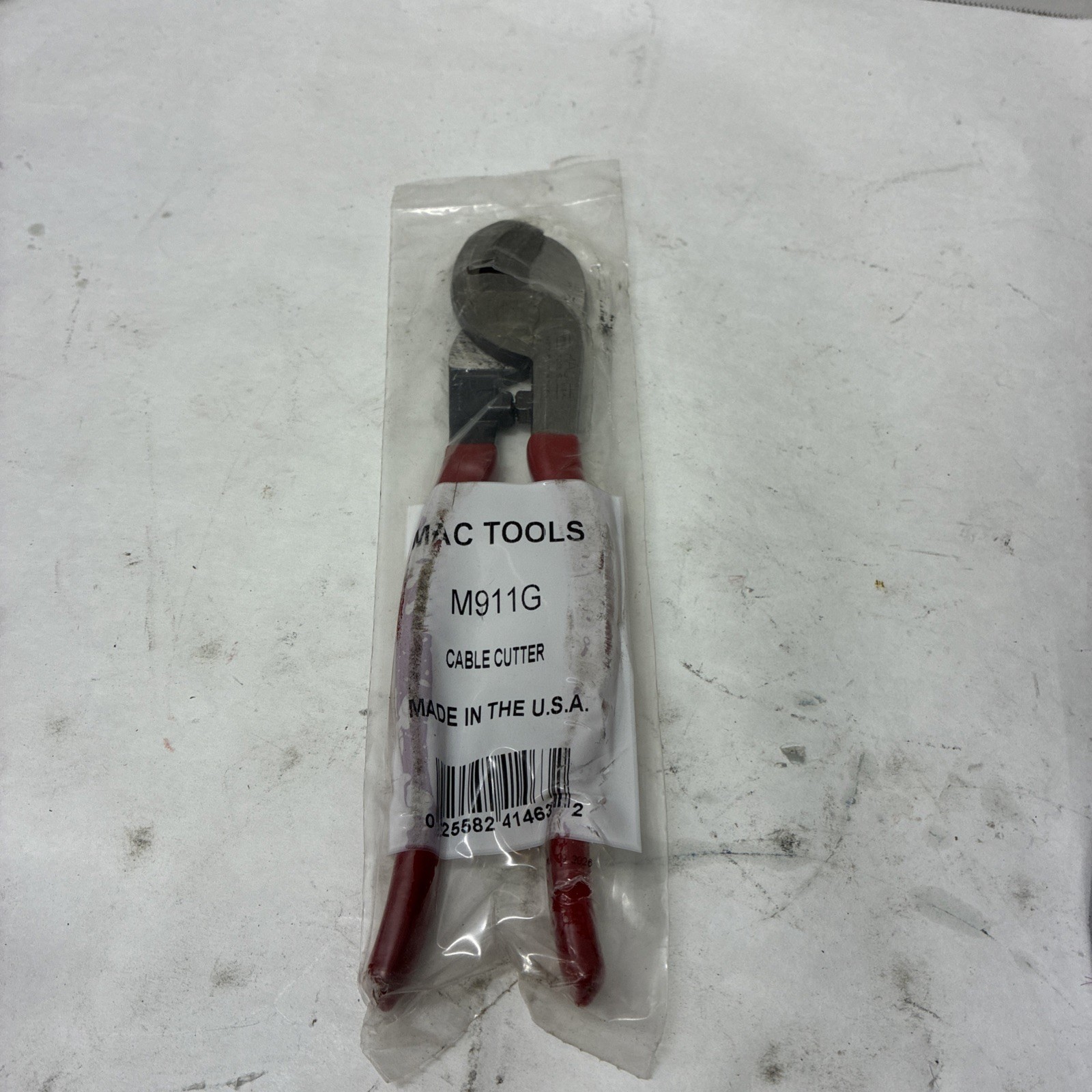 Mac Tools Soft Metal Cable Cutters Tool Genuine OEM M911G 9″ Red Grip NEW USA