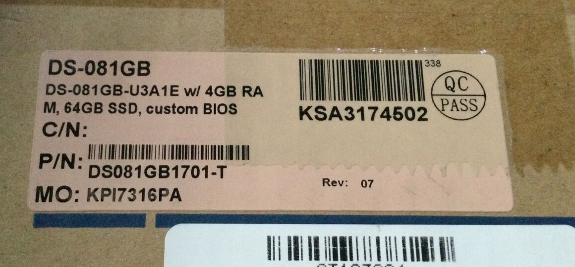 Advantech DS-081GB Digital Signage Player DS-081.