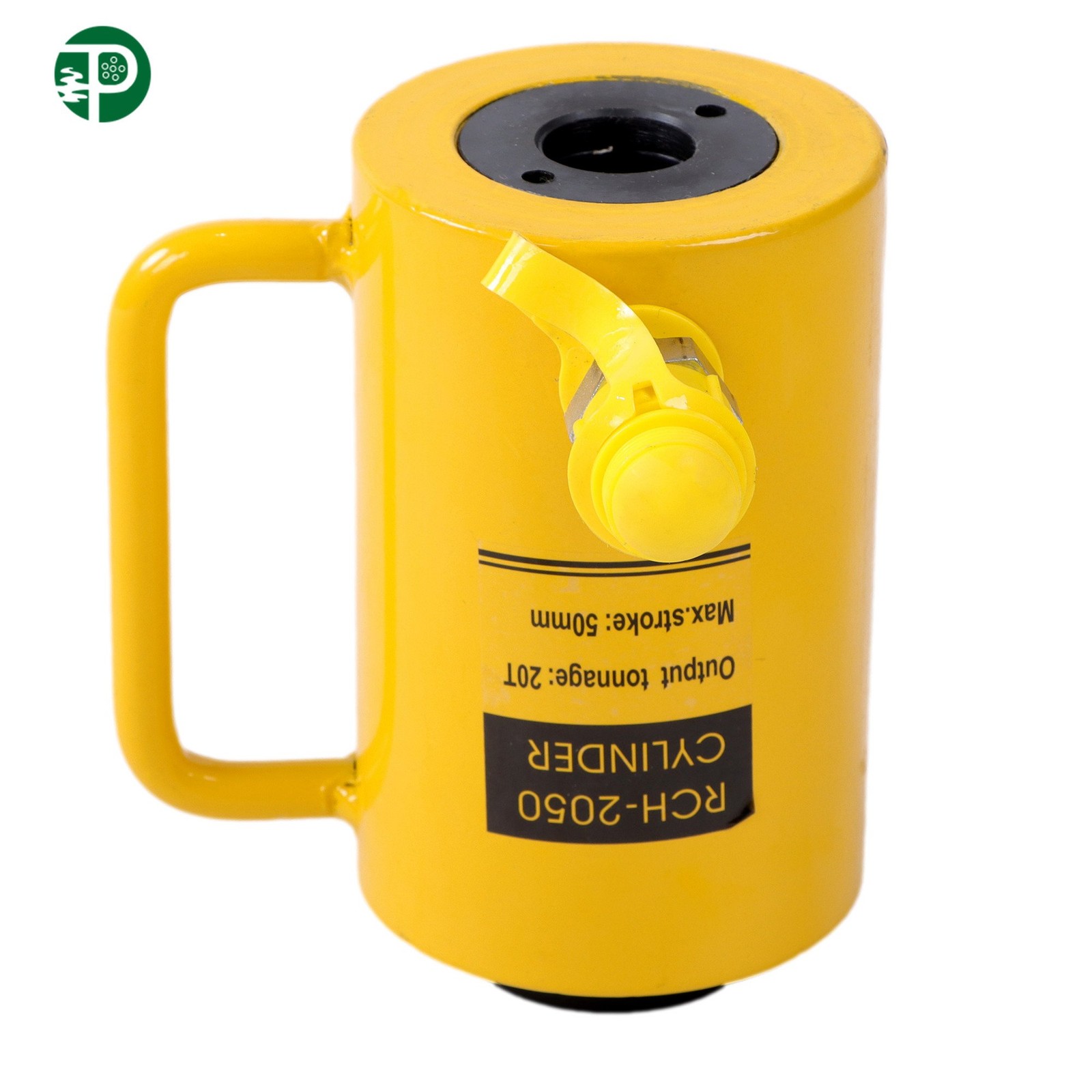 20 Ton Capacity Hollow Hydraulic Cylinder 2″ 50mm Stroke Single Acting NEW