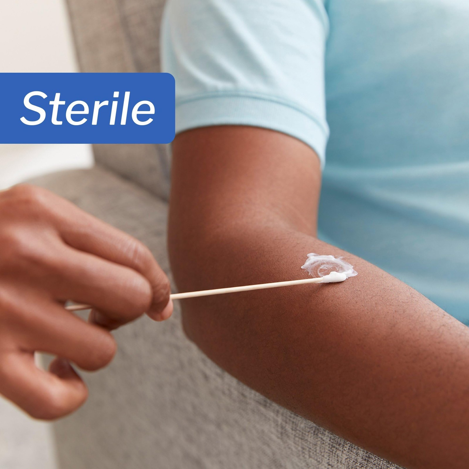 McKesson Sterile Cotton Tipped Applicators, 6 200 Count (Pack of 1), Tan
