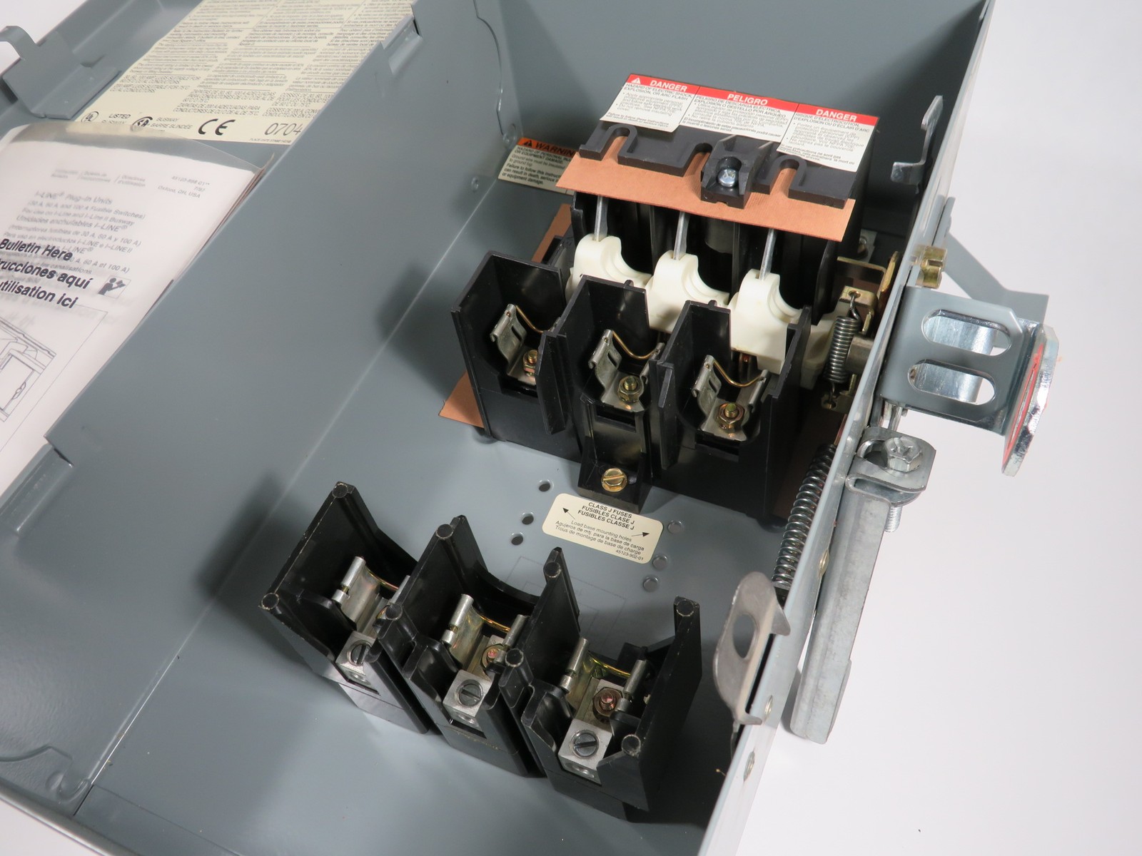 Square D PQ3603G Busway Switch 30A 600V 3-Pole 5/15HP@480V 7.5/20HP@600V NOP