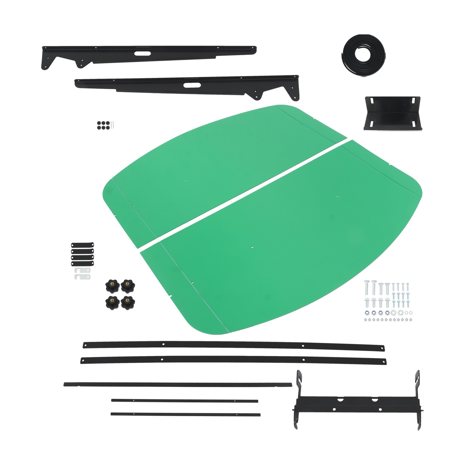 For John Deere ROPS Tuff Top Tractor Canopy 2″ x 2″ or 2″ x 3″ 52″ X 52″ Green