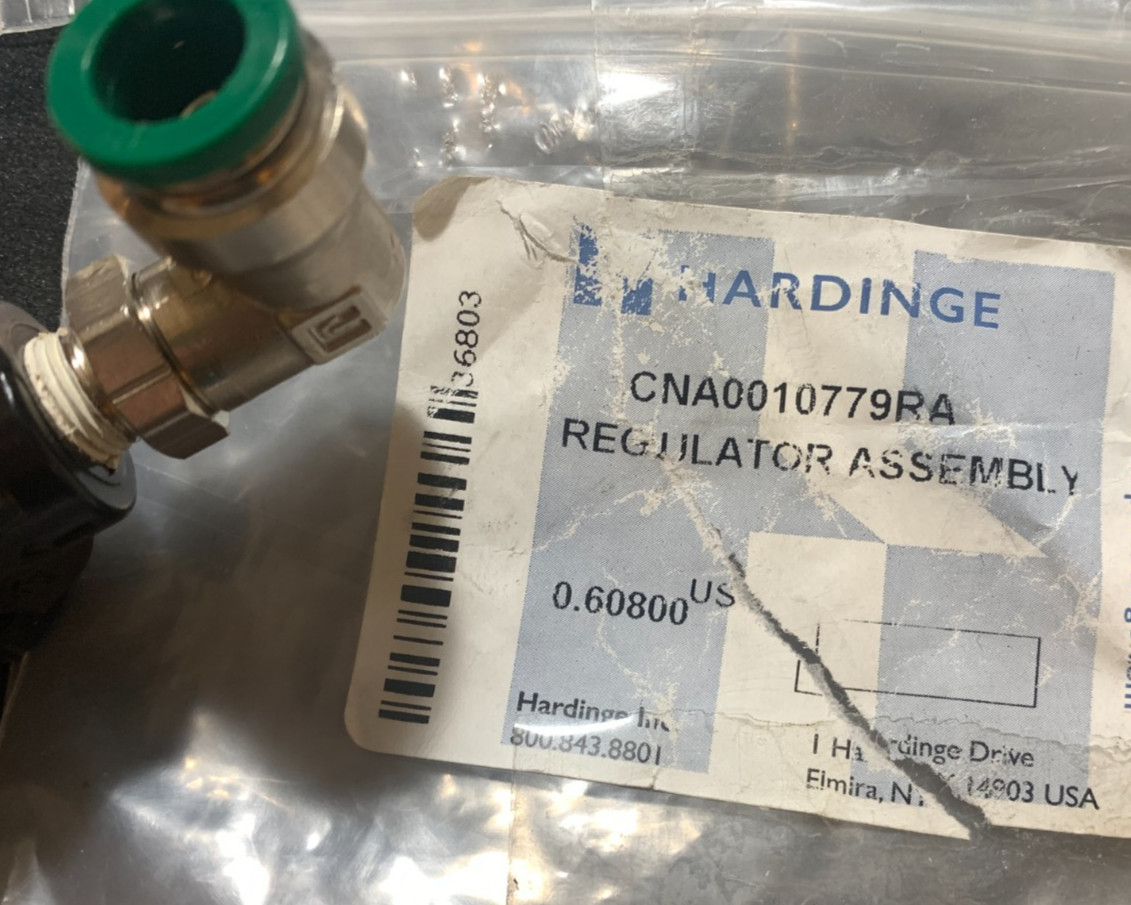 Hardinge LATHE DSM AIR-LUBE REGULATOR CONNECTORS FITTINGS ORIGINAL NEW OLD STOCK