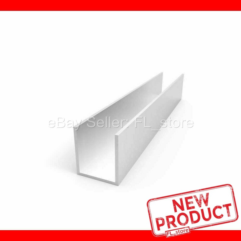 Aluminum Channel 1-1/4″ Leg x 1-1/4″ Base Width x 1″ Inside x 1/8″ Thick x 8 Ft